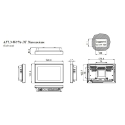AFL3-W07A-BT 7" Fanless Touch Panel PC Dimension