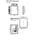 PPC-F17A-H81 17" Industrial Touch Panel PC Dimension