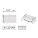 AIV-HM76V0FL In-Vehicle Embedded PC Dimension