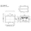AFL3-W10A-BT 10.1" Fanless Touch Panel PC Dimension