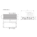 AR-V6005FL In-Vehicle Embedded PC Dimension