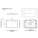 DM-F22A 21.5" Industrial LCD Monitor Dimension
