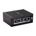 uIBX-250-BW Fanless Embedded PC Back