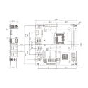 KINO-AQ170 Industrial Mini-ITX Motherboard Dimension