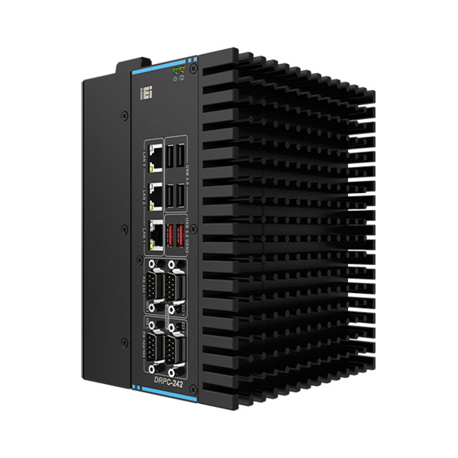 DRPC-242-ADL-P High Performance Fanless Embedded DIN-Rail PC with Intel ...